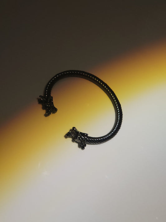 Dragon Head Bracelet (Black)